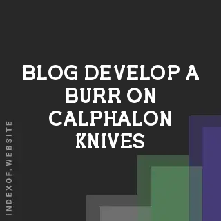 How Long to Develop a Burr on Calphalon Knives with Chef's Choice Sharpeners | Logo - Indexof